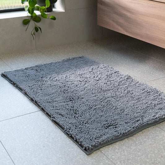 Bath Chenille Mat 50x80cm 6Ast