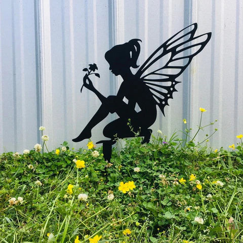 Metal Fairy Garden Art