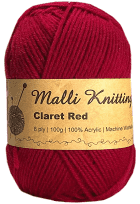 100G CLARET  RED YARN [100/10]