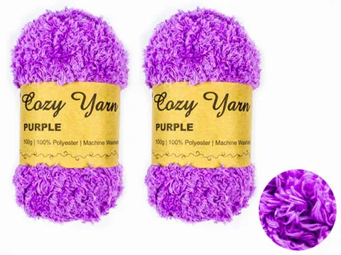 100G COZY YARN - PURPLE [72/12]