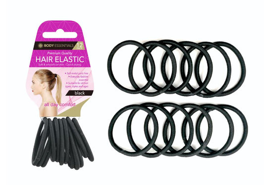 Hair Elastics (12PK) - Black Series