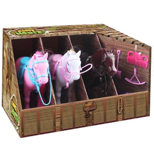 3Pce Horse & Stable Set