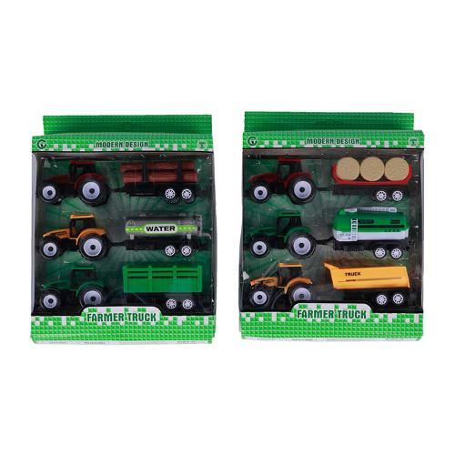 Farm Tractor Trailer Set