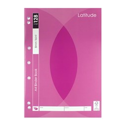 Book Binder A4 8mm Ruled 128pg 210x297mm P7.1 FSC Mix