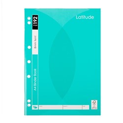 Book Binder A4 8mm Ruled 192pg 210x297mm P7.1 FSC Mix