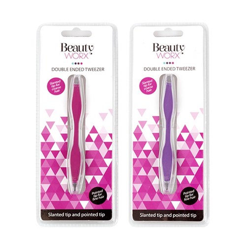 Beauty Tweezer Double Ended Asstd Colours