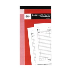 Book Carbonless Restaurant Docket 50sheets