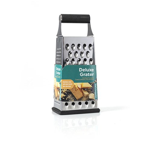 Grater 4 Sided w Rubber Grip Handle 9inch