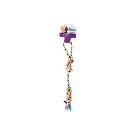 D - Pet Rag Bone Tug Toy / 51cm(L) (Multi-Coloured)