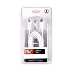 Coax Cable with Adaptor 3m