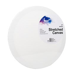 Canvas Stretched Cotton Round 280gsm 1Pk MDF Board 18mm