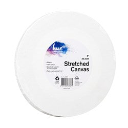 Canvas Stretched Cotton Round 280gsm 1Pk MDF Board 18mm