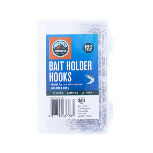 Fishing Hooks Bait Holder 160Pk