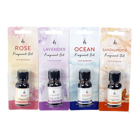 Fragrant Oil For Burner / 10ml (Rose/Lavender/Ocean/Sandalwood Assorted)