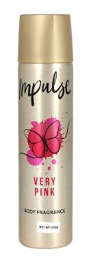 Impulse Very Pink Body Spray 75mL