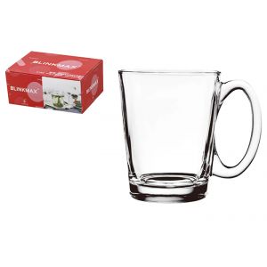 Blinkmax Glass Coffee Mug / 300ml (Gift Boxed)