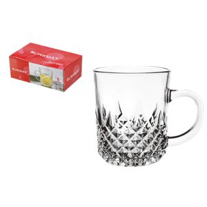 Blinkmax Glass Coffee Mug / 230ml (Gift Boxed)