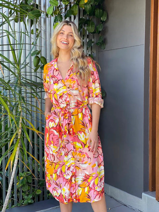 Floral Midi Dress 10