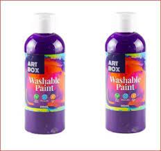 200ML WASHABLE PAINT- LAV [36/12]