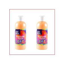 200ML WASHABLE PAINT- PEACH [36/12]