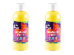 200ML WASHABLE PAINT- YEL [36/12]