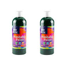 400ML WASHABLE PAINT- GRN [12/0]