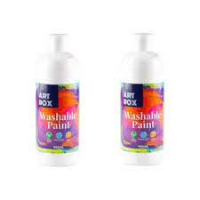 400ML WASHABLE PAINT- WHT [12/0]